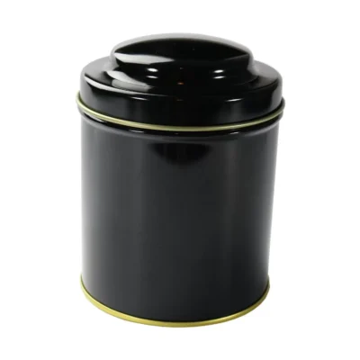 Theeblik Rond Zwart 50 gram