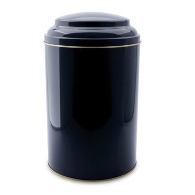 Theeblik Rond Zwart 1kg